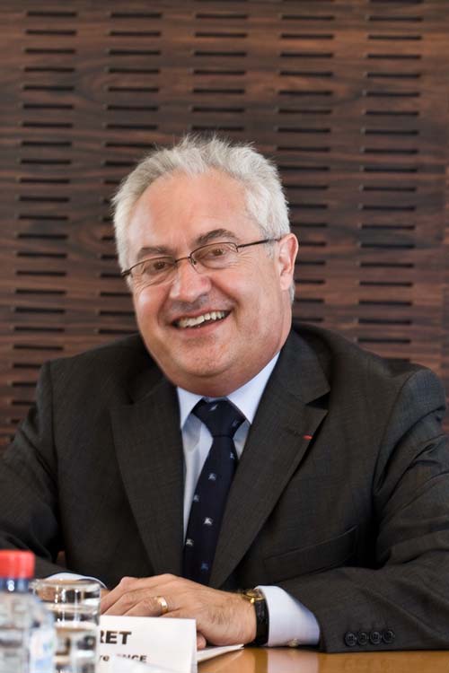 Visite de Guy COTRET (membre du Directoire CNCE, en charge du Pôle Ressources)