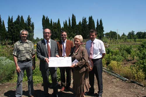 Remise de chèques pour les Projets d’Economie Locale et Sociale